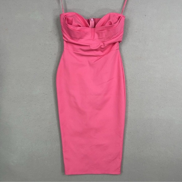 🩷💞 More To Come Sophia Chic Strapless Sweetheart Bodycon Dress Size Small - Picture 6 of 12